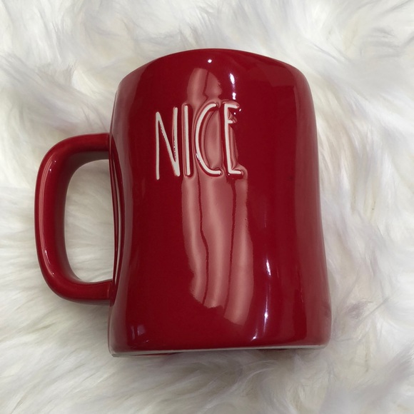 Rae Dunn Red Nice and Naughty Holiday Mug - Picture 2 of 8